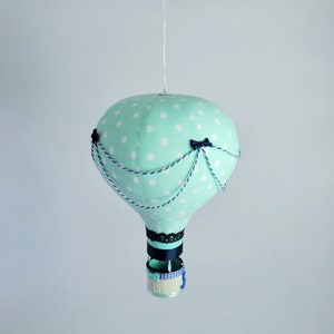hot air balloon decorations, baby shower, clouds and balloons nursery, hot air balloon decor for baby shower, Hot Air Balloon Themed Nursery