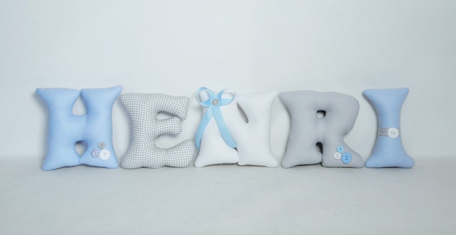 Fabric Letters Nursery Wall Letters Fabric Name Banner Baby | Etsy