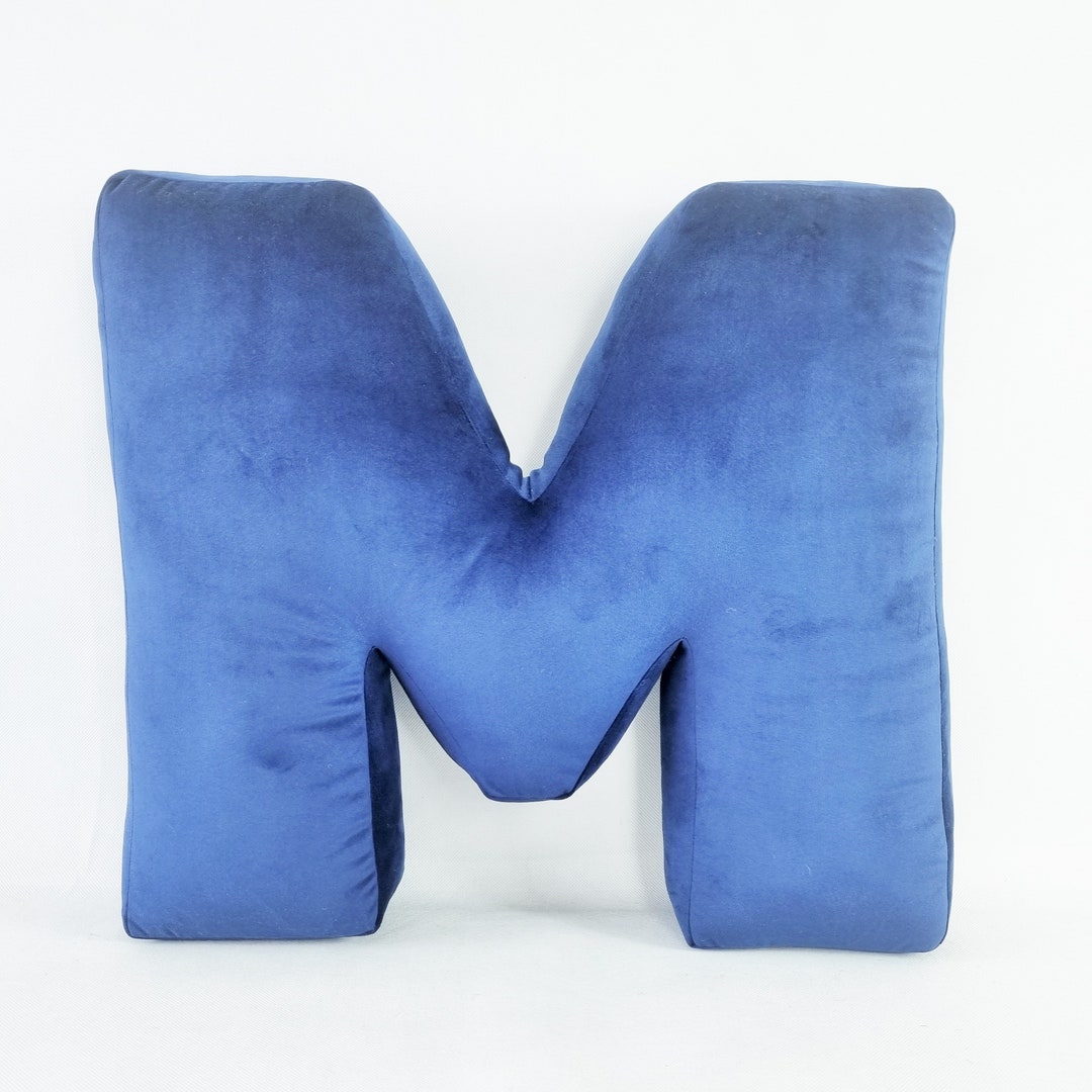 Letter M Huge Letter Cushion 19 48 Cm or Big 16 Etsy