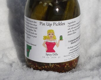 Spicy Dills - Pin Up Pickles
