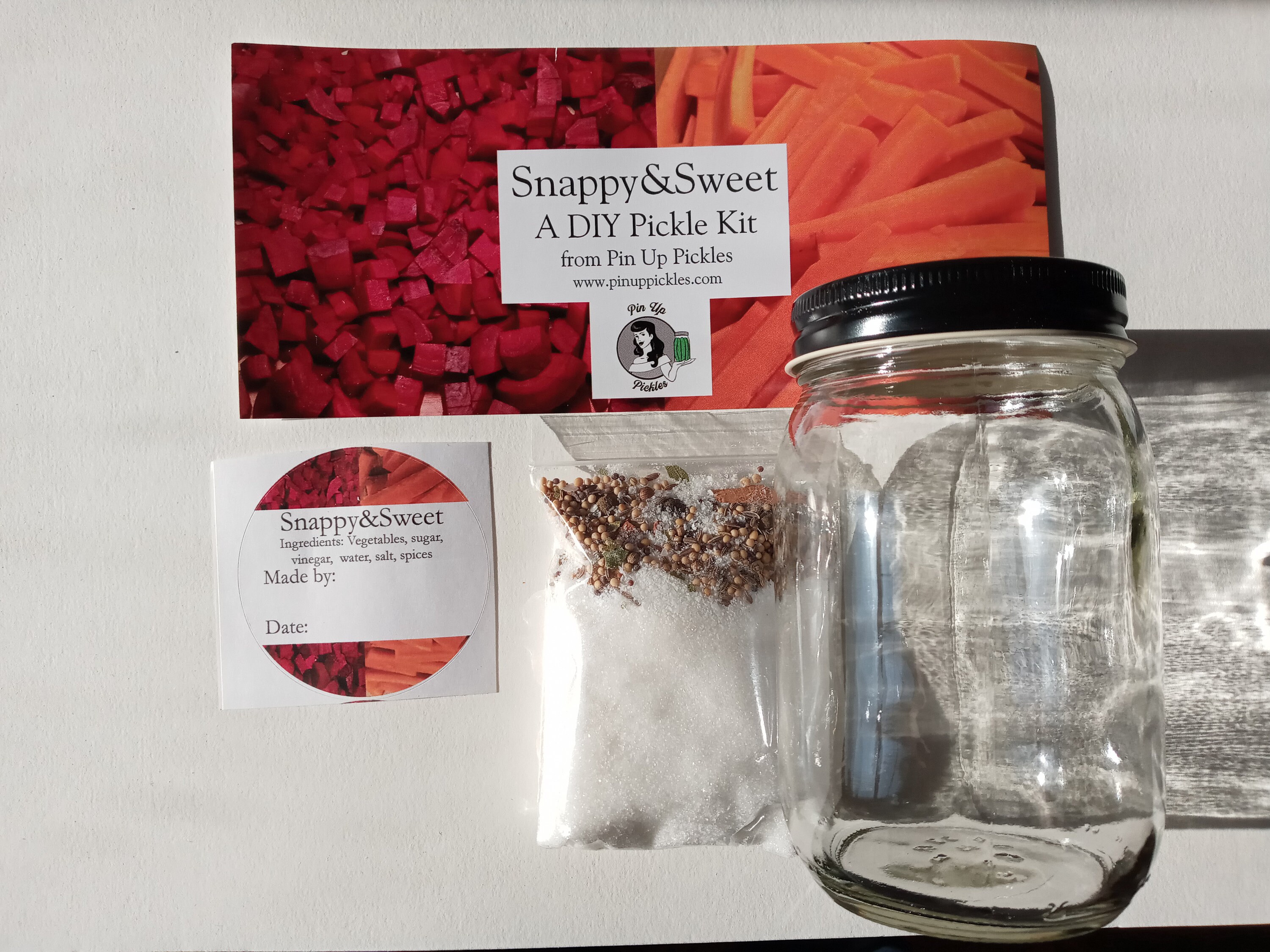 DIY Pickle Kit Trio. Pin Up Pickles best selling Do it Etsy