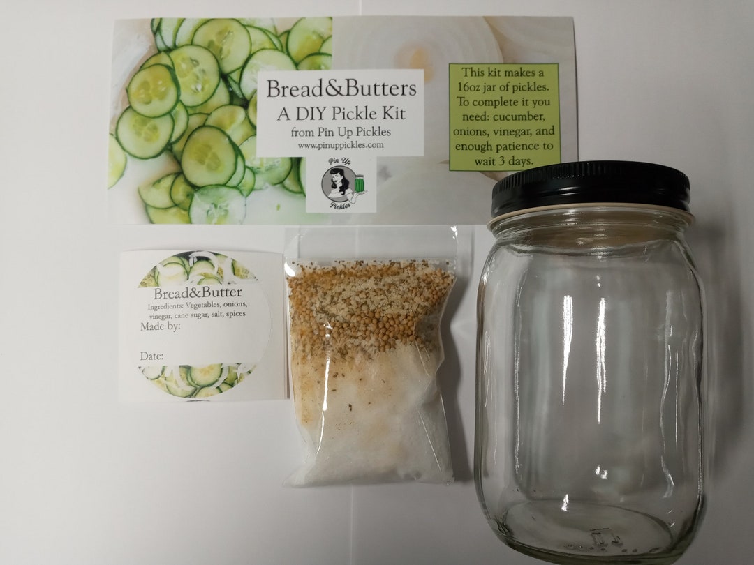 Bread&butter DIY Pickle Kit Pin up Pickles Do It Yourself Etsy