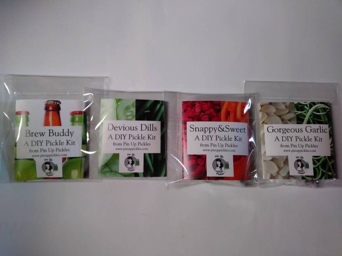 DIY Pickle Kit packets without jars Pin Up Pickles Etsy