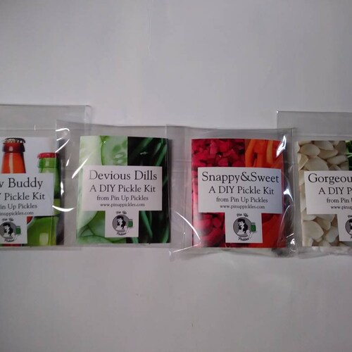 Devious Dills DIY Pickle Kit Pin up Pickles Do It Yourself Etsy