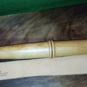 12&quot; Long Slick Socket Chisel Handle Timber Frame Lathe American Hickory