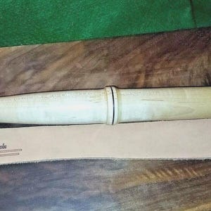 12" Long Slick Socket Chisel Handle Timber Frame Lathe American Hard Rock Maple