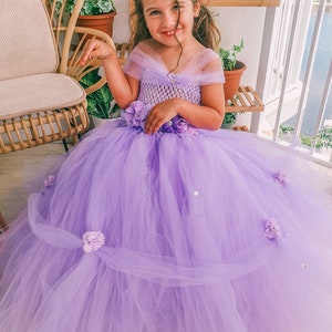 Lavender Pink Princess Flower Birthday Photoshoot Baby Girl - Etsy