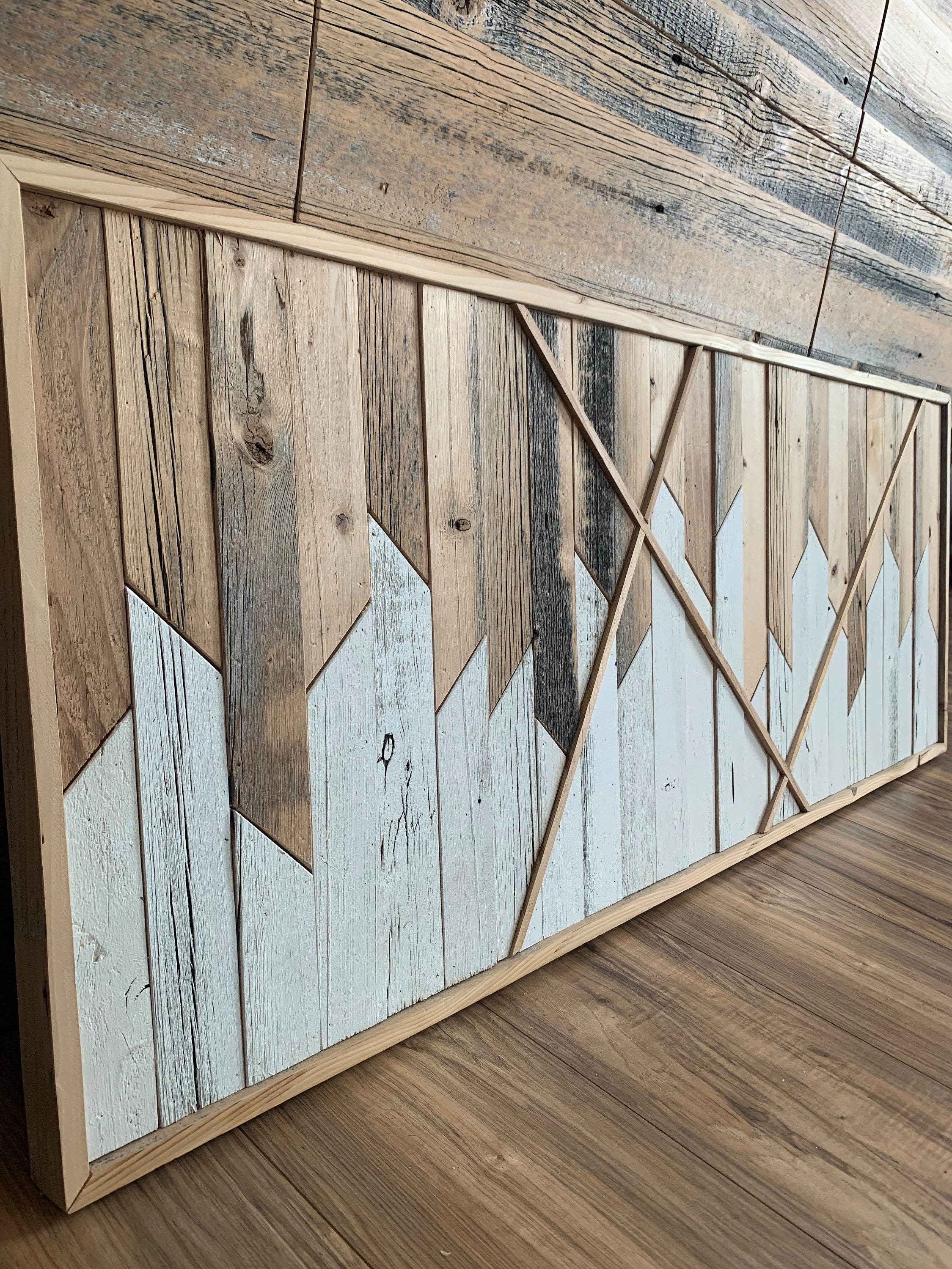 Wood Wall Art Reclaimed Wood Wall Art Frame Large Wood Wall Etsy