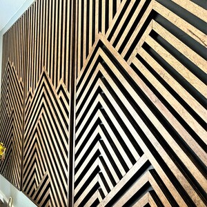 Wood Art, Mountain Artwork, Wood Wall Art, Geometric Wood Art, Geometric Wall Art, Modern Wood Art, Modern Wall Art, Handmade furniture. image 9