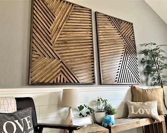 Wood Art, Wood Wall Art, Geometric Wood Art, Geometric Wall Art, Modern Wood Art, Modern Wall Art, Reclaimed Wood Art, Handmade furniture.