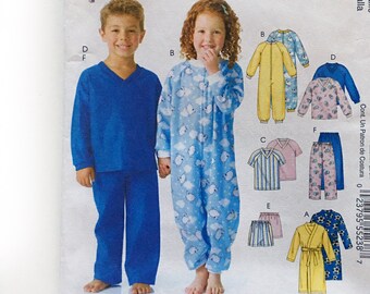 M6224 Onesie Top Shorts and Pants sewing patterns by McCalls sewing patterns Toddlers/'Children/'s Robe Size 1-3 toddler.