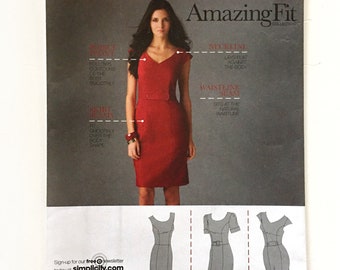 Simplicity 2648 Amazing Fit Custom Fitted Dress Pattern Size 6 8 10 12 14  Uncut - Etsy