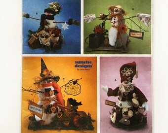 Simplicity 8469 Seasonal Snowman Decorations Uncut Sewing Pattern