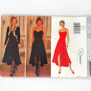 Butterick 3758 Rimini Flared Slip Dress and Jacket Misses 6 8 10 Bust 30-32 Uncut Sewing Pattern