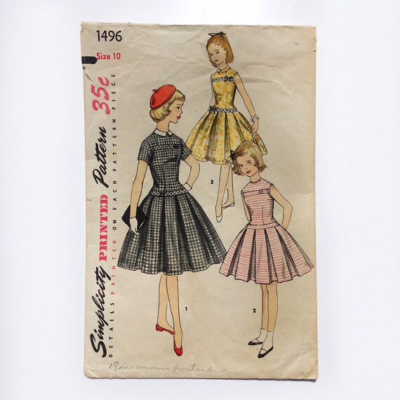 Girl/'s Dress 34T Girl/'s Jumper 34T Vintage Dress 34T Pillowcase Dress 34T
