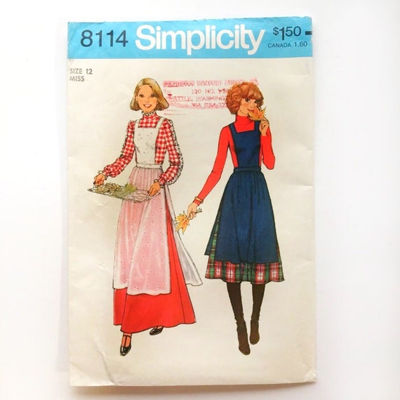 UNCUT Vintage McCalls Sewing Pattern Misses Jacket Tunic Pull on Pant Skirt 8114