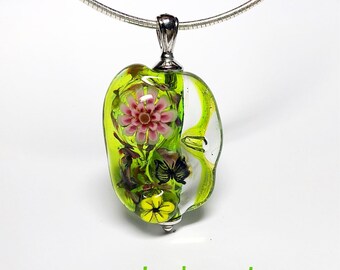 Lampwork Glass Bead / Lampwork bead by Jacqueline Herzog perlen-hexerei