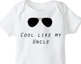 Baby gift from Uncle / Uncle baby onesie /funny baby onesie / uncle bodysuit / Baby shower gift / Baby like Uncle / Baby Infant shirt