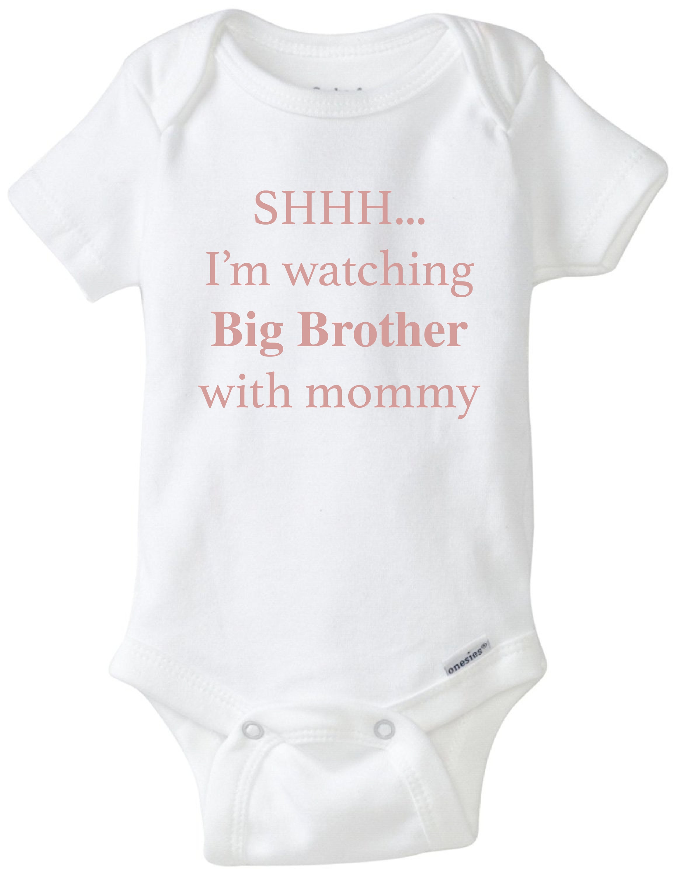 Big Brother Baby Onesie Shhh Im Watching Big Brother picture