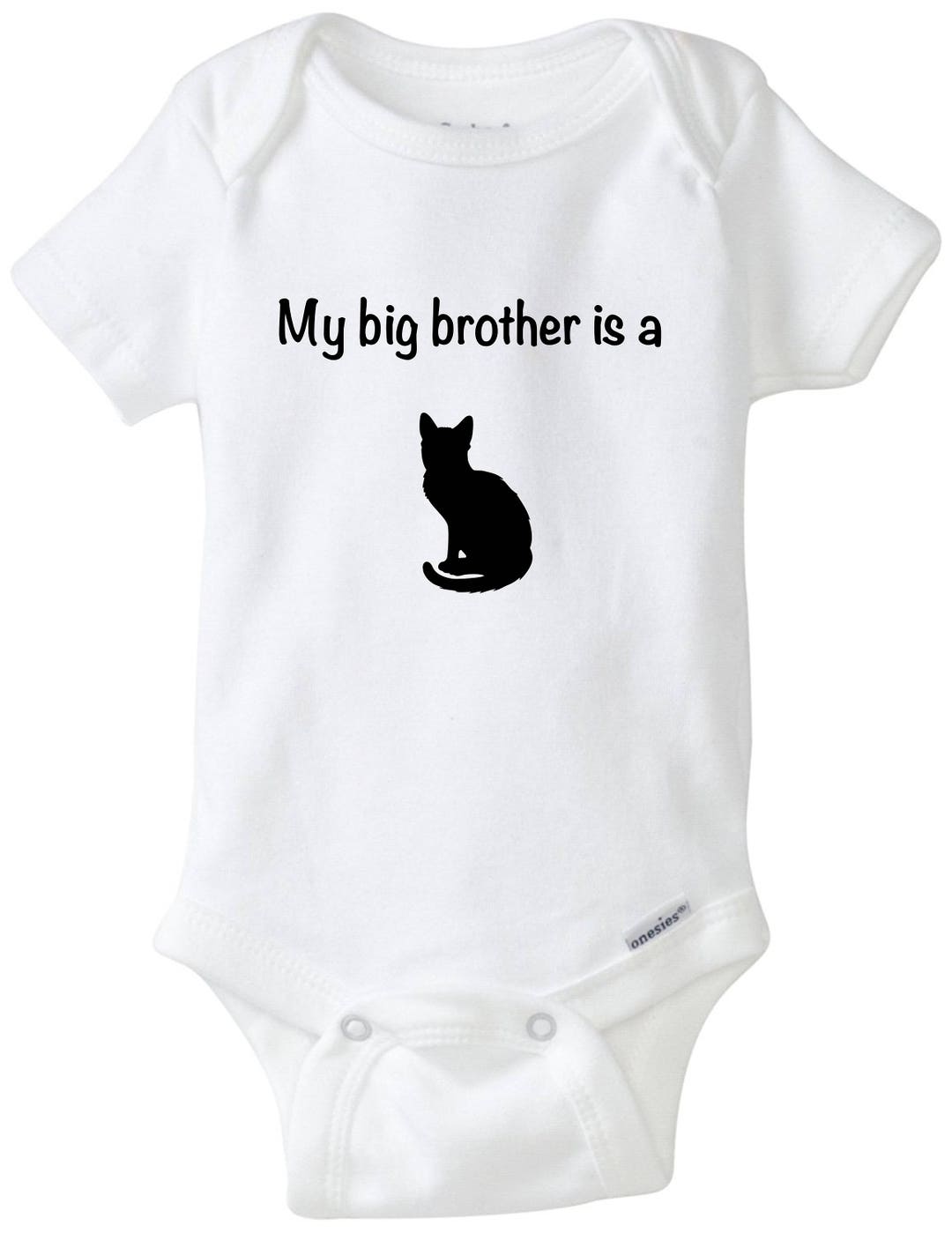 Cat Baby Gift for Boy / Girl/ My Big Brother or Sister is a Cat Baby