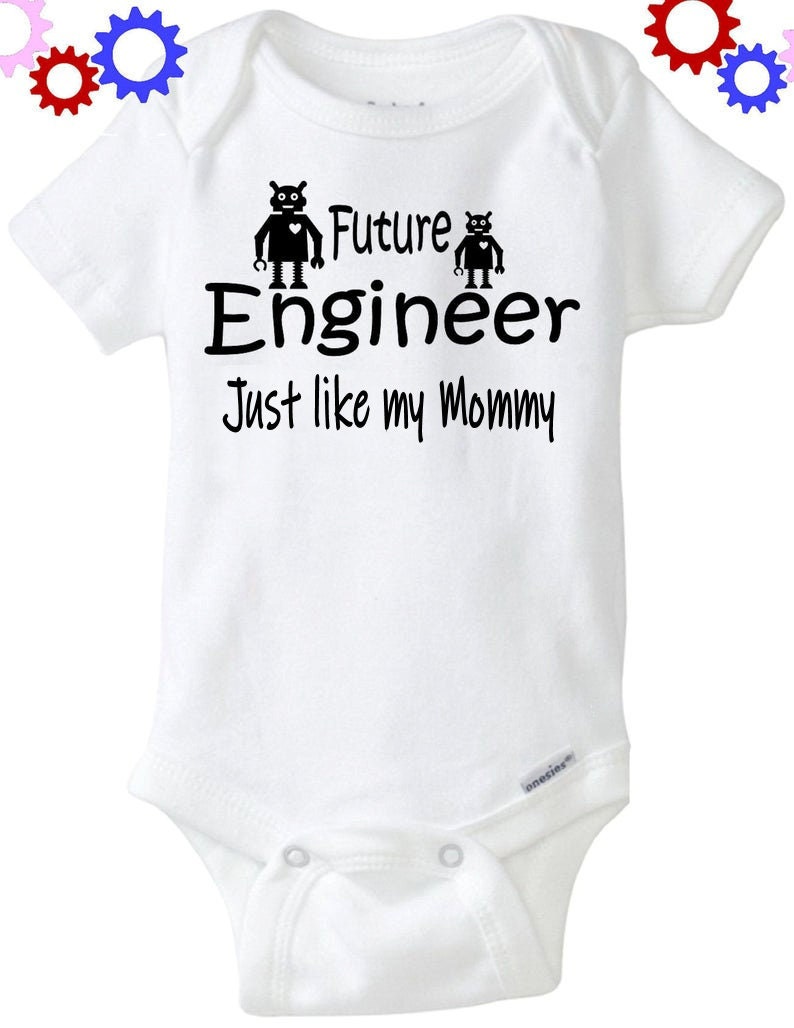 Future Reporter Like My Mommy Baby Bodysuit - Cute Infant Romper Onesie For Boys & Girls