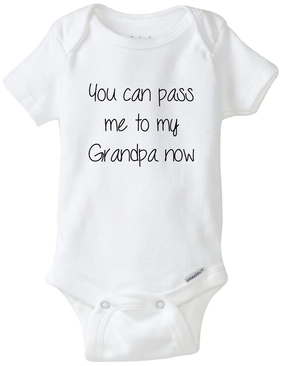 baby boy clothes with grandpa sayings