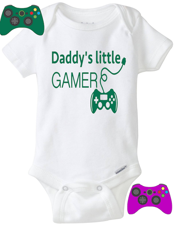 Baby gamer store onesie