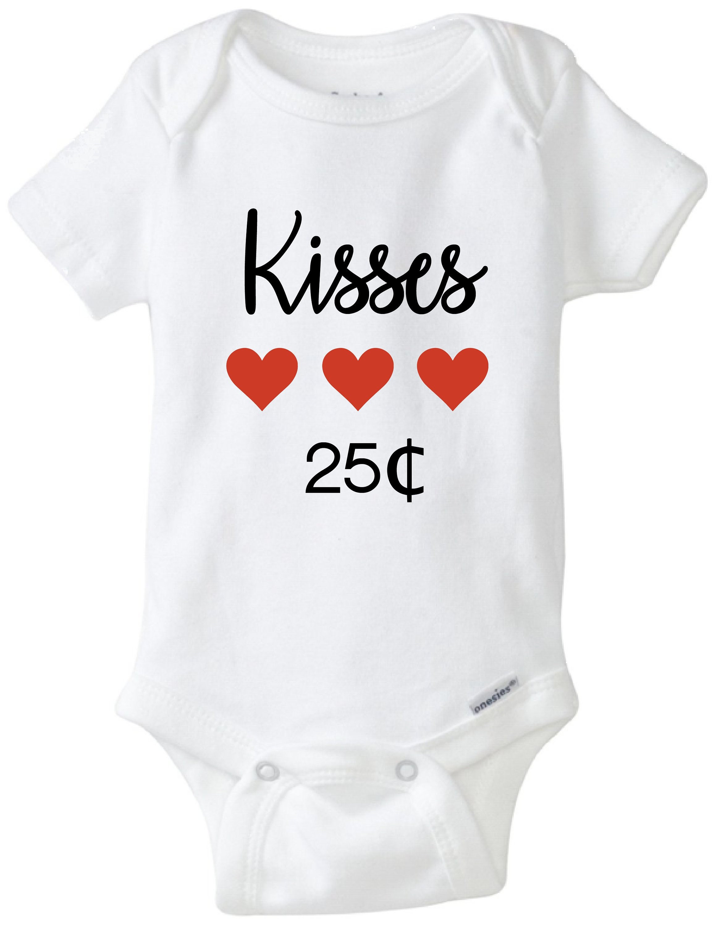 Love Kisses Baby Onesie® Kiss Booth® Baby Valentine Etsy