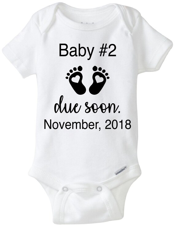 etsy baby announcement onesie