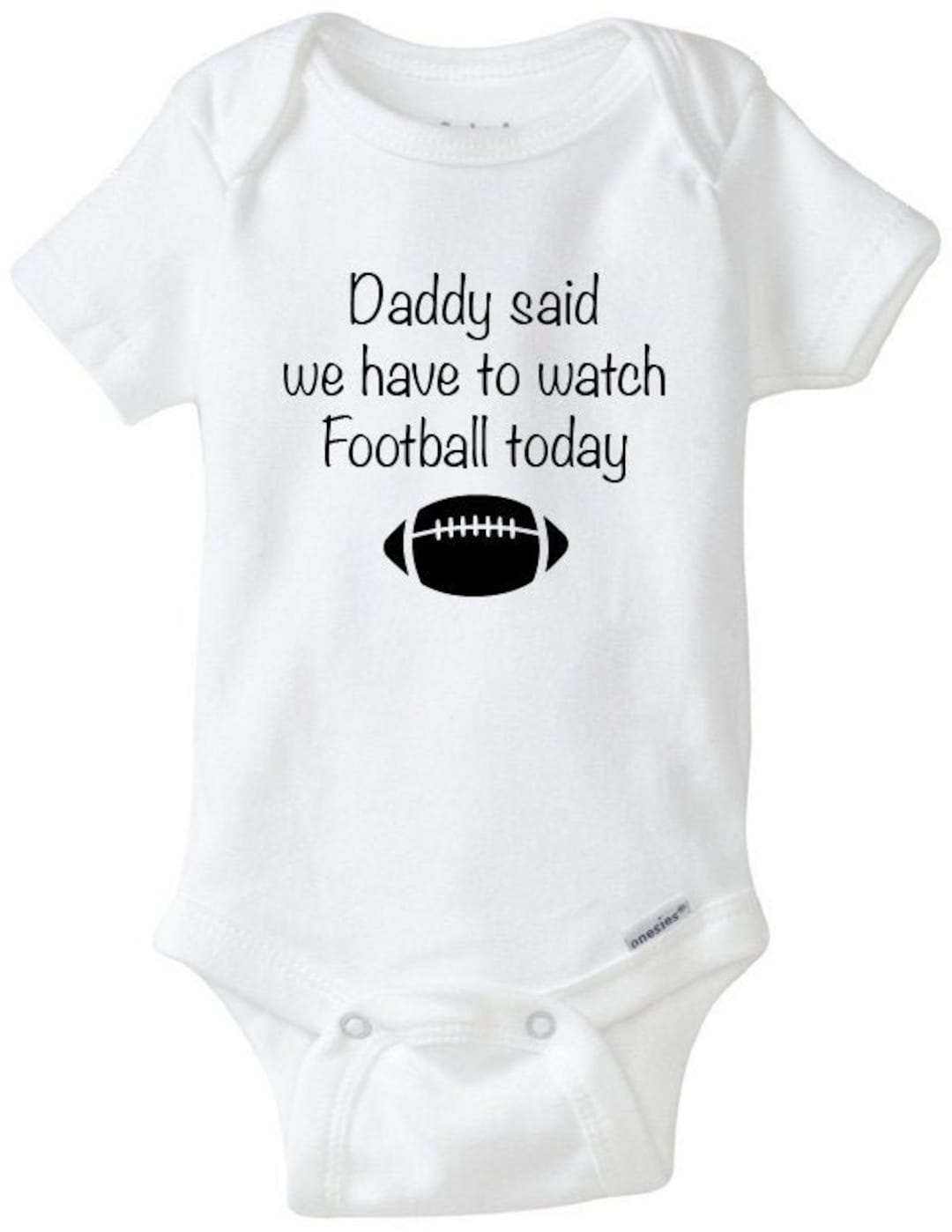 Football Baby Onesie®, Game Day Bodysuit, Funny Sports Onesie®, Daddy