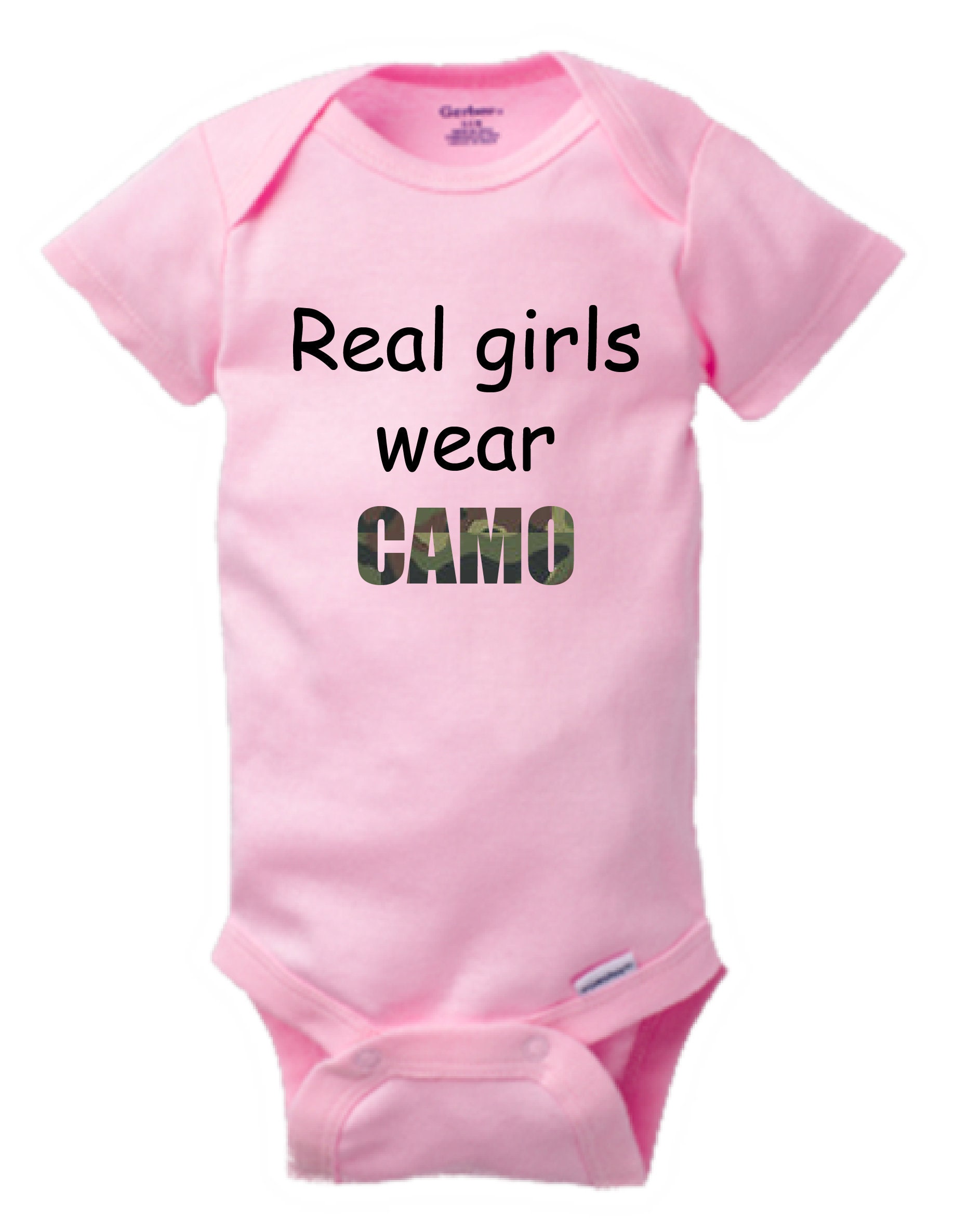 Girls camo onesie hot sale