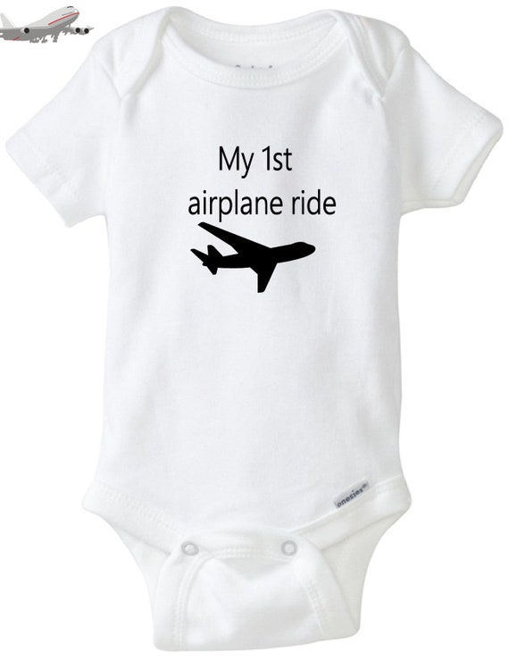 My 1st Airplane Ride Onesie, Airplane Baby Shirt, First Trip