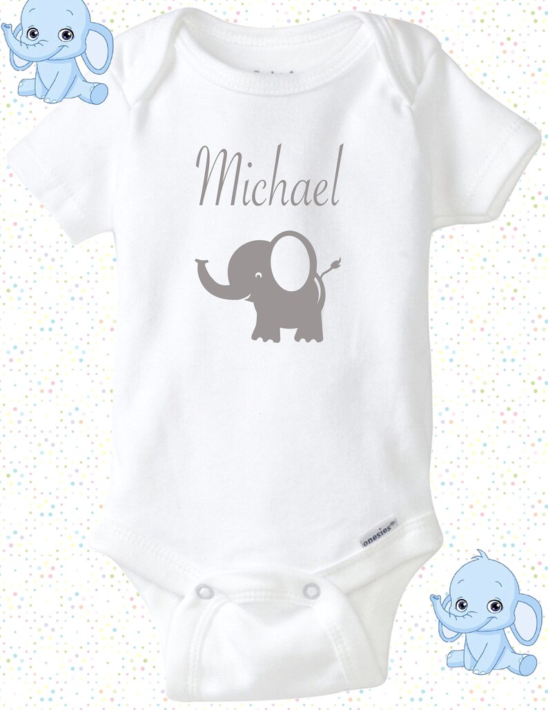 unisex elephant baby clothes