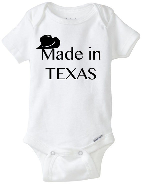 With Love Texas Baby Onesie With Love Texas Baby Onesie
