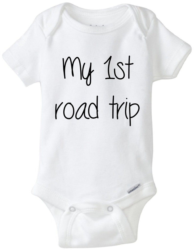 My 1st Road Trip Baby's First Onesie Vacation Onesie Etsy