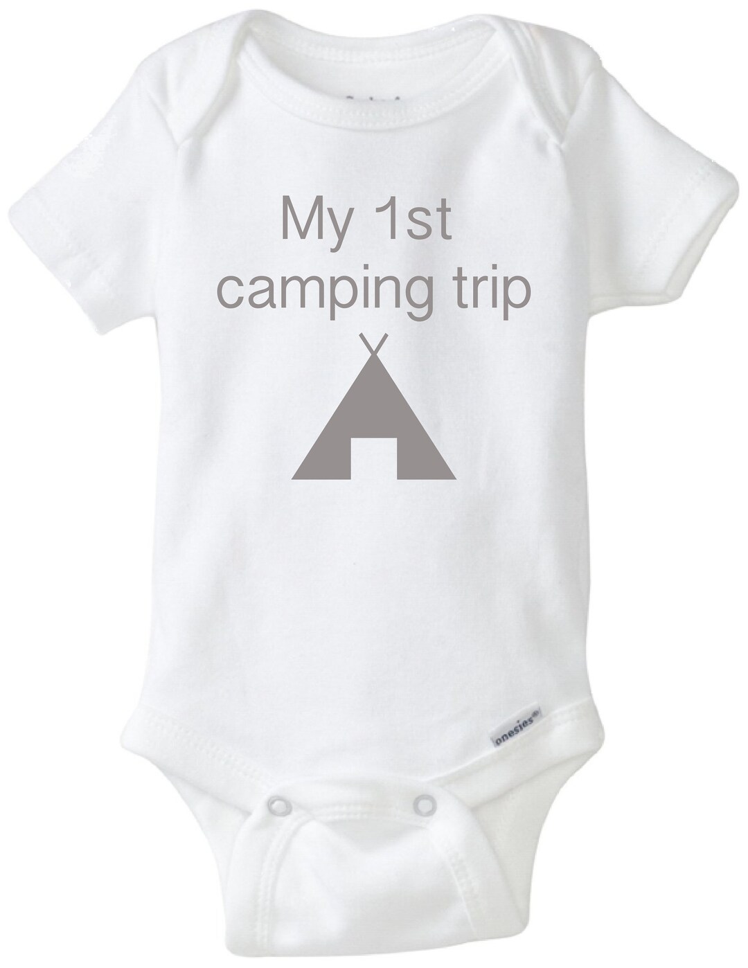 Camping Baby Onesie®, My 1st Camping Trip, Camping Bodysuit, My First
