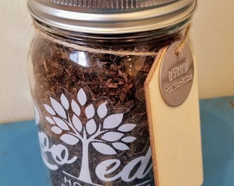 Pet Memorial Soil Keepsake Mason Jar - We Recompose (Transform) Your Pet Cremation Ash into Nutrient Rich Soil