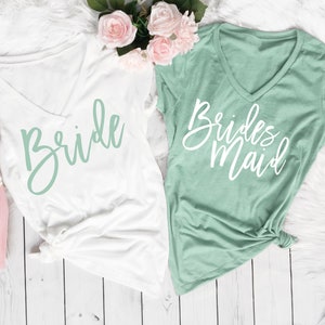 Bridesmaid Shirts, Bridesmaid Proposal, Bridesmaid Gift, Maid of Honor Shirt, Bridal Party Shirt, Bachelorette Party Shirt, Getting Ready