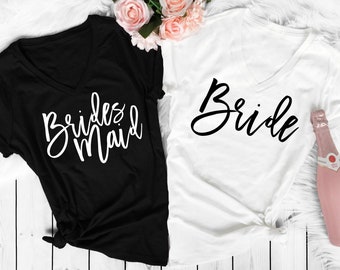 personalized bridesmaid shirts