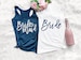 Bridesmaid Shirts, Bachelorette Party Shirts, Getting Ready Shirt, Wedding Party Shirts, Bachelorette Tank Top, Bridesmaid Tank Tops, Bride 