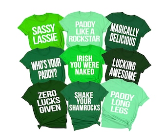 Funny St Patricks Day Shirts, Matching St Patricks Shirts, Group Shirts, Teacher, St Paddys Shirts, Pub, Bar Crawl, St Paddys Day, Drinking