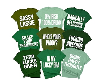 Funny St Patricks Day Shirts, Matching St Patricks Shirts, Group Shirts, Teacher, St Paddys Shirts, Pub, Bar Crawl, St Paddys Day, Drinking