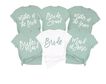Bridesmaid Shirts, Getting Ready, Bachelorette Shirts, Bridesmaid Proposal, 2024, Bridal Party, Bridesmaid Gift, Wedding Shirts, Bride Squad