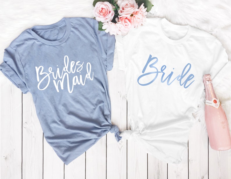 Bachelorette Shirts, Bridesmaid Shirt, Brides Babe Shirt, Bride Shirt, Bridesmaid Proposal, Maid of Honor Shirt, Wedding Party TShirts image 1