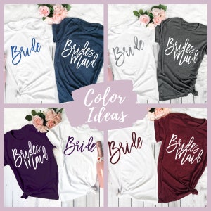 Bachelorette Shirts, Bridesmaid Shirt, Brides Babe Shirt, Bride Shirt, Bridesmaid Proposal, Maid of Honor Shirt, Wedding Party TShirts image 6