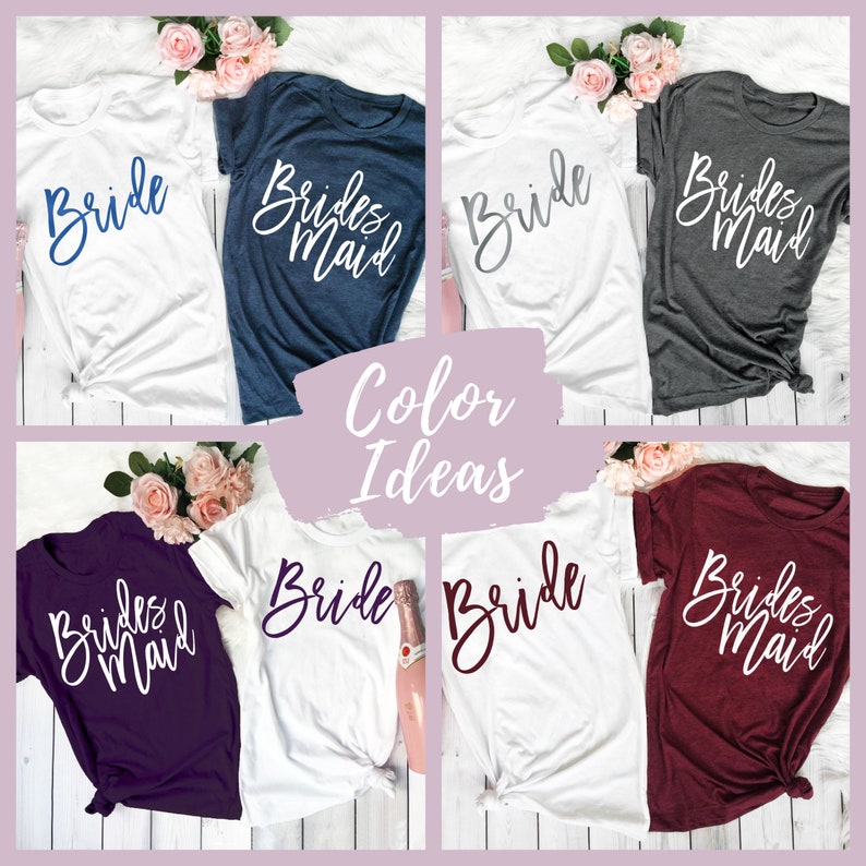 Bachelorette Shirts, Bridesmaid Shirt, Brides Babe Shirt, Bride Shirt, Bridesmaid Proposal, Maid of Honor Shirt, Wedding Party TShirts image 6