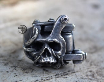 アクセサリー Skull ring fullhandmade silver925 Amazon.com: New Skull Ring Half Jaw Sterling Silver 925