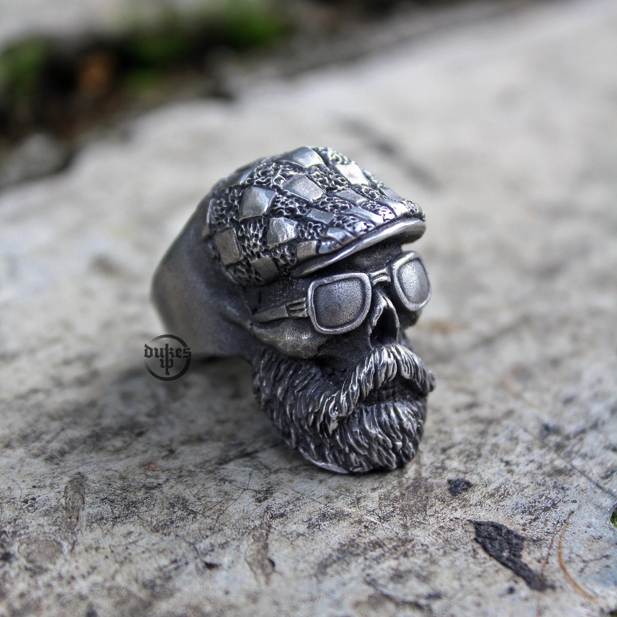 Bearded skull ring discount