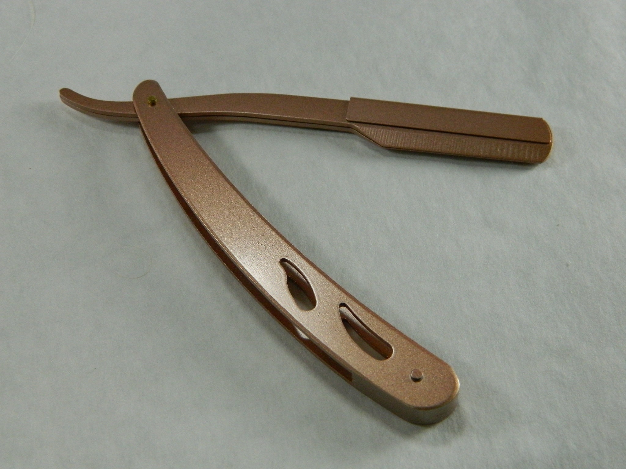 Stainless Steel Straight Razor Single Blade Rose Gold Etsy 日本