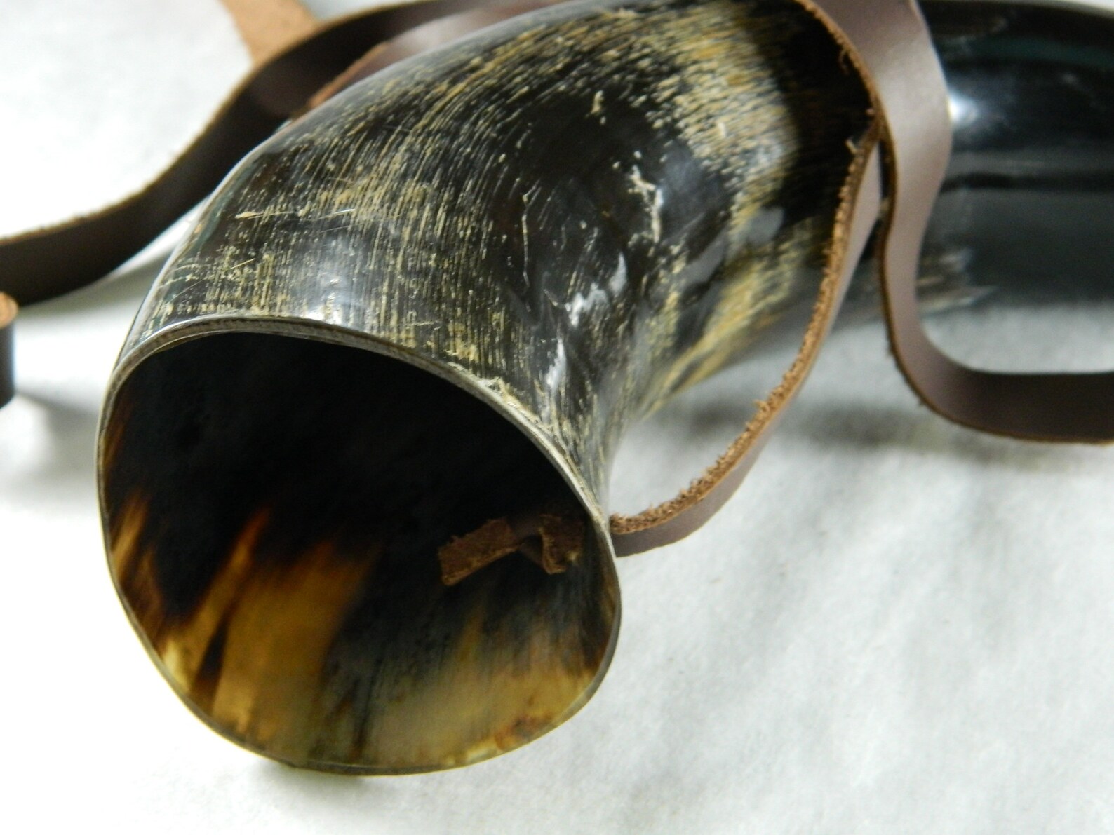 Colonial Era Working Replica Bull Horn Sounding Horns Polished Etsy